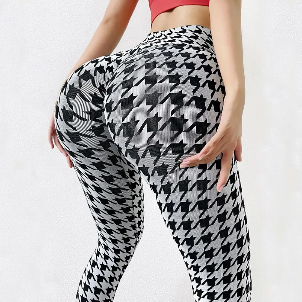 Women Seamless Yoga Pants Leggings Sport Pants Printed Trousers High Waist Leggings Women Fitness Pants Female Gym Clothing