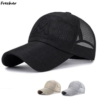 summer breathable mesh baseball cap riding fishing visors tennis outdoor caps women men uv protection fashion panama sport hat