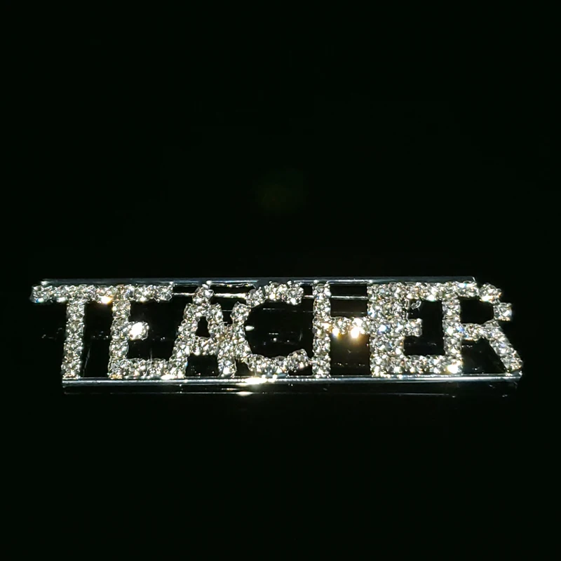 Ручной работы Ювелирная брошь &quotучителя с принтом в виде буквы штырь отворотом