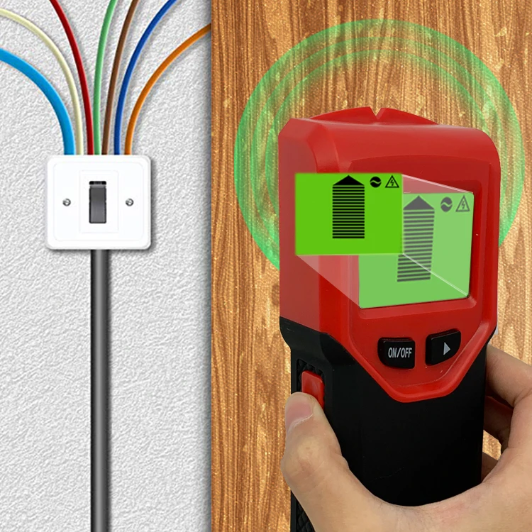 

High Quality LCD Display Metal AC Live Wire Stud Detector Sud Finder TH410