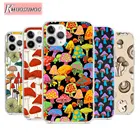 Силиконовый чехол в виде гриба для Apple iPhone 12 Pro Max Mini 11 Pro XS Max X XR 6S 6 7 8 Plus 5S