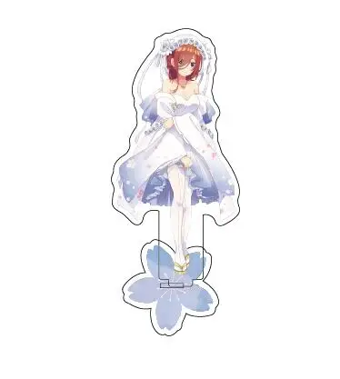 Аниме quintessence Quintuplets Nakano Ichika Miku фотография табличка для настольного декора белая