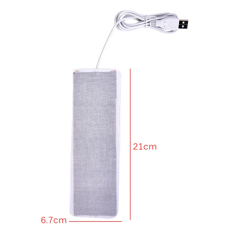 

2PCS/1PCS Heating Pads USB Charged Pads Waterproof Fiber Carbon Safe Portable Outdoor Heat Mat Infrared Fever Warm Warm Paste