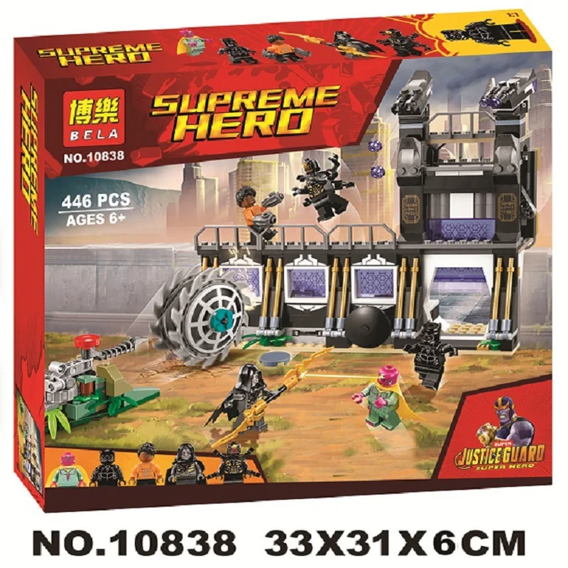 10838 совместимые legglys Marvel Мстители бесконечные войны Супер Герои Corvus Glaive молотилка
