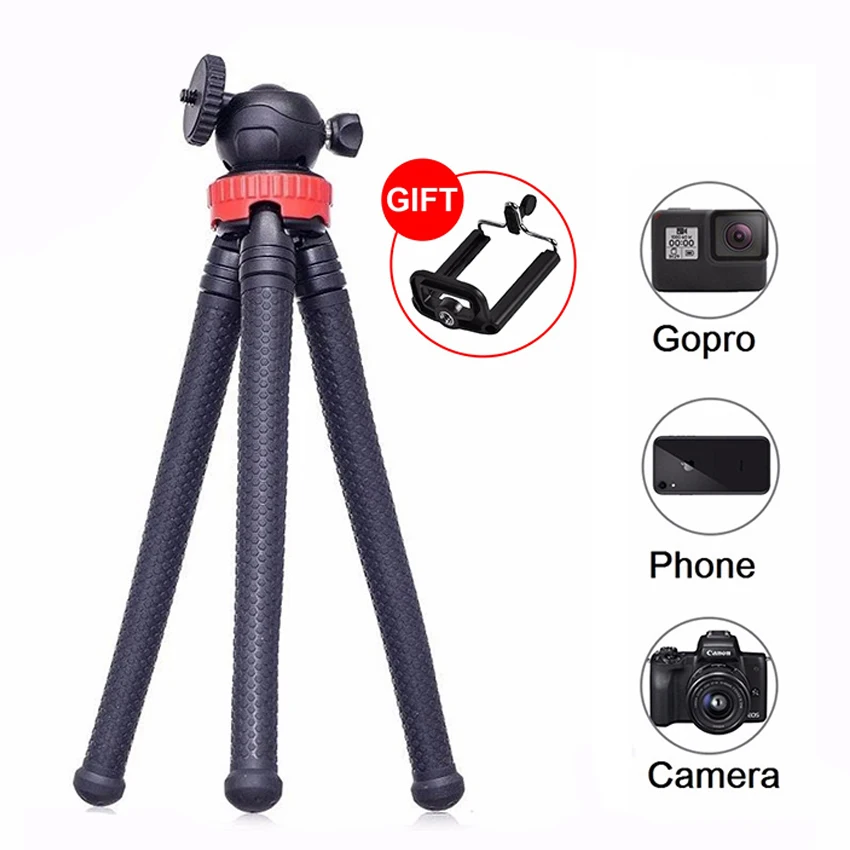 Штатив с осьминогом Selens мини Портативный Гибкий штатив Горилла Pod + шаровая