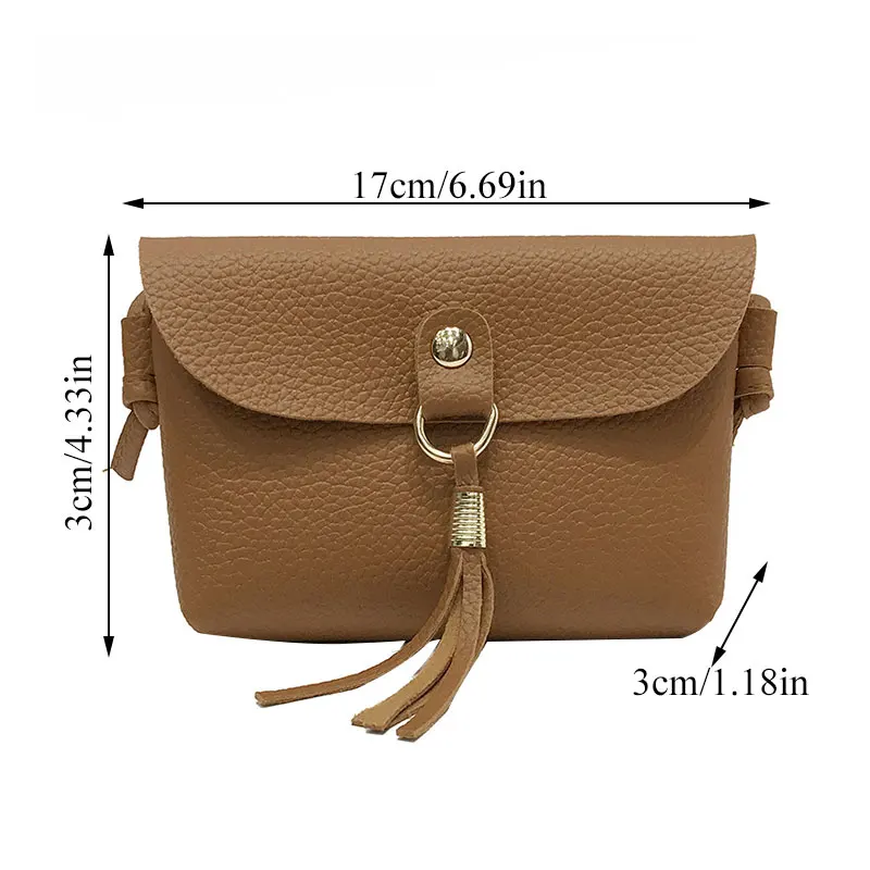 Винтажная дамская сумочка с кисточками миниатюрный мессенджер на ремне кожаные