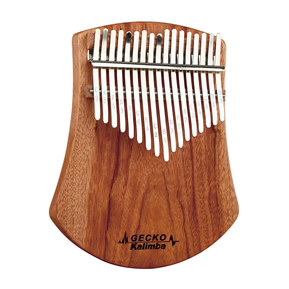 

GECKO 17 Keys Kalimba African Camphor Wood Thumb Piano Finger Percussion