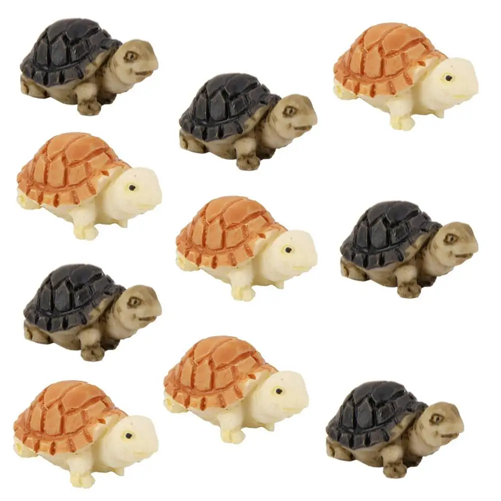 

HOT SALES!!! 10Pcs Tortoise Model Dollhouse Bonsai Fairy Miniature Landscape Crafts Decor Wholesale Dropshipping New Arrival