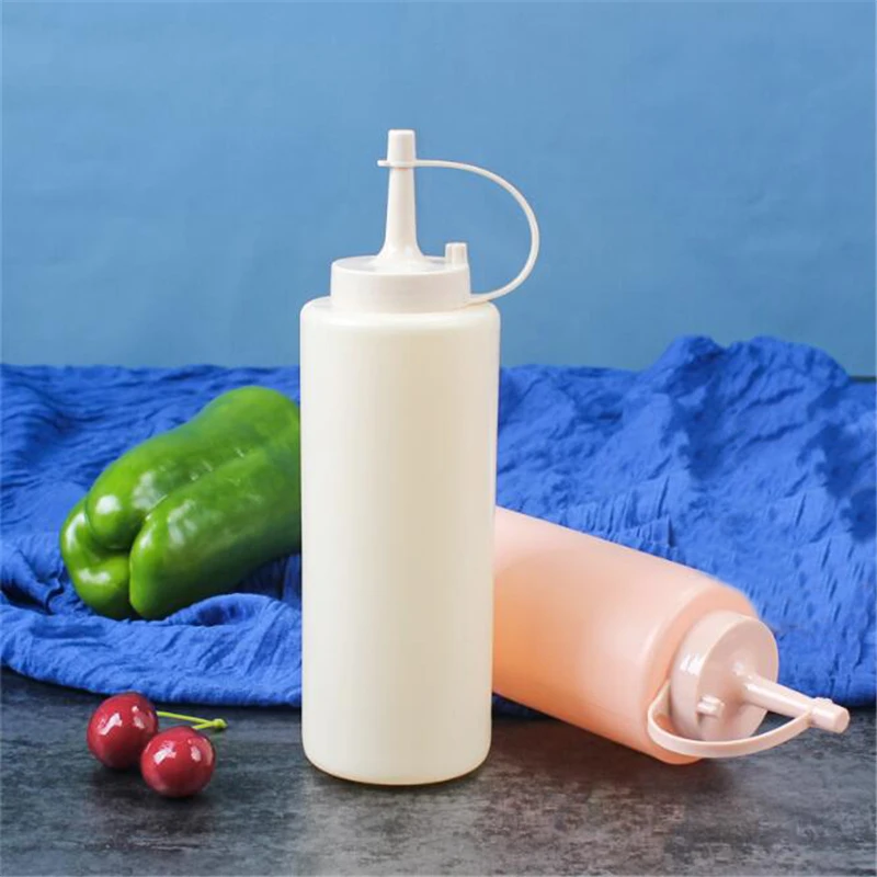 2 шт./компл. Приправа бутылки соуса Пластик бутыль кетчуп салат с бутылочкой для