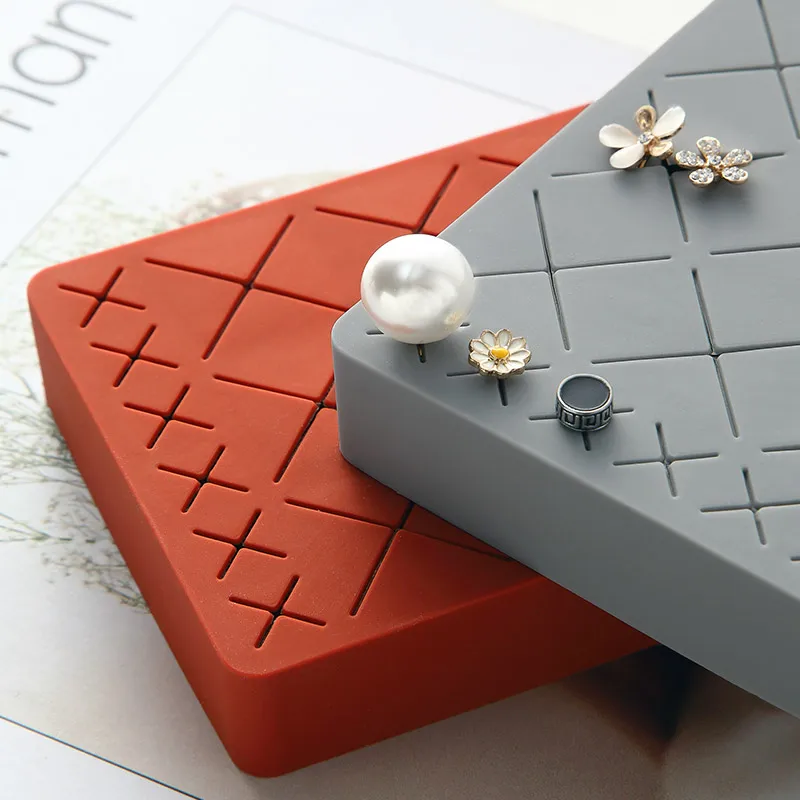 Silicone Lipstick jewelry Display Stand brushes for makeup organizer cosmetics travel storage box 67238 | Дом и сад