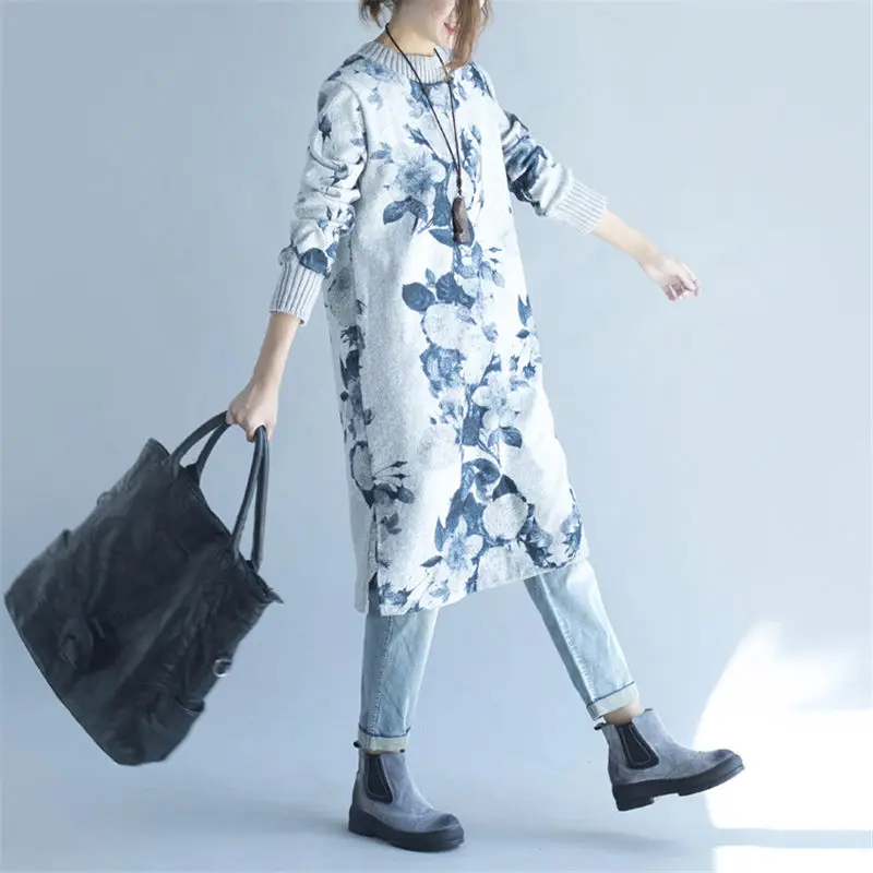 Женское вязаное платье-свитер повседневное шерстяное платье-водолазка с