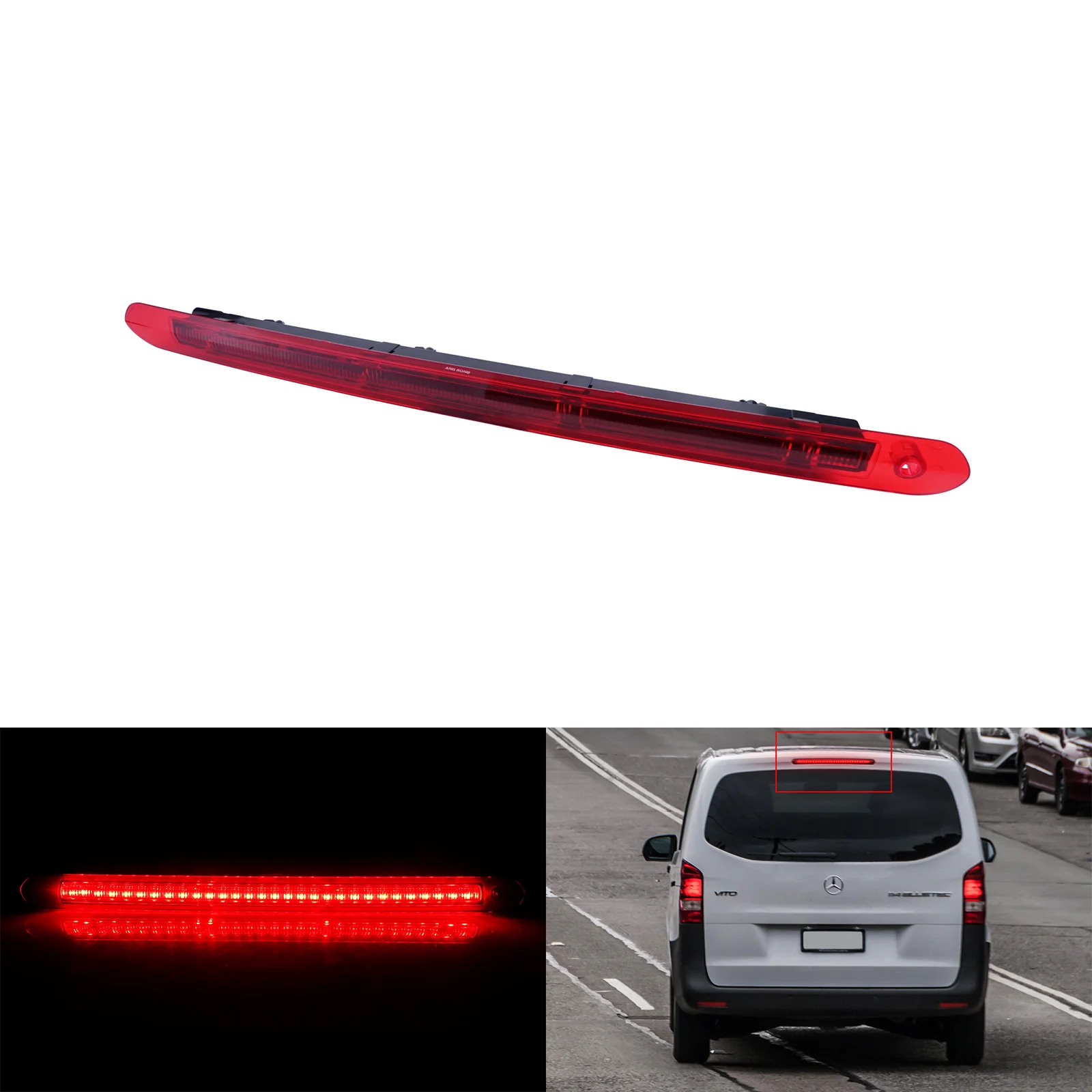 

Красный светодиодный высокоуровневый третий стоп-сигнал ANGRONG для 2014 + Mercedes Benz W447 Vito A4479060800