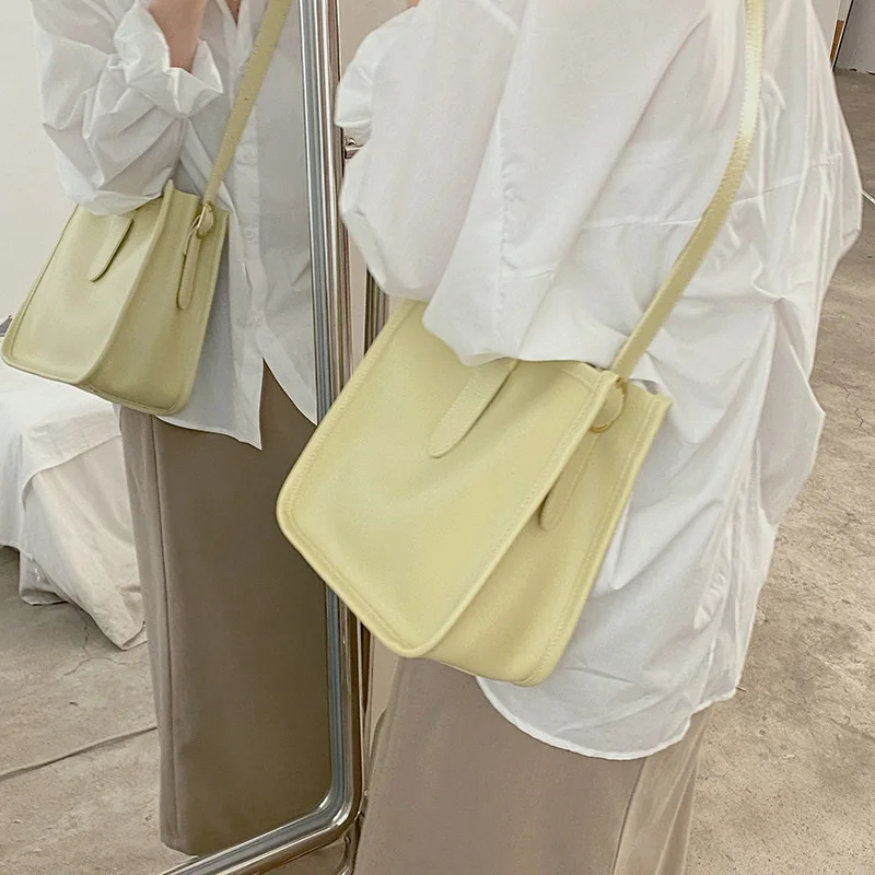 

Корейская вместительная сумка, женская летняя Новинка 2021, модная сумка-мешок