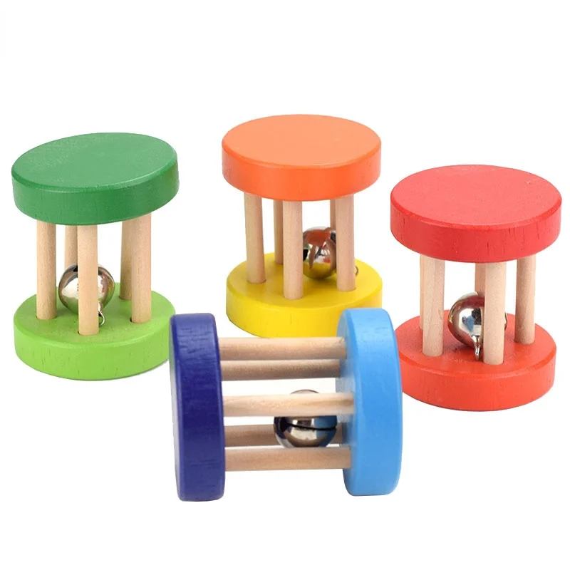 

Five-column Rattle Wooden Toys 0-3 Years Baby Learning & Education Musical Instrument Children Musical Enlightenment Sound Toy