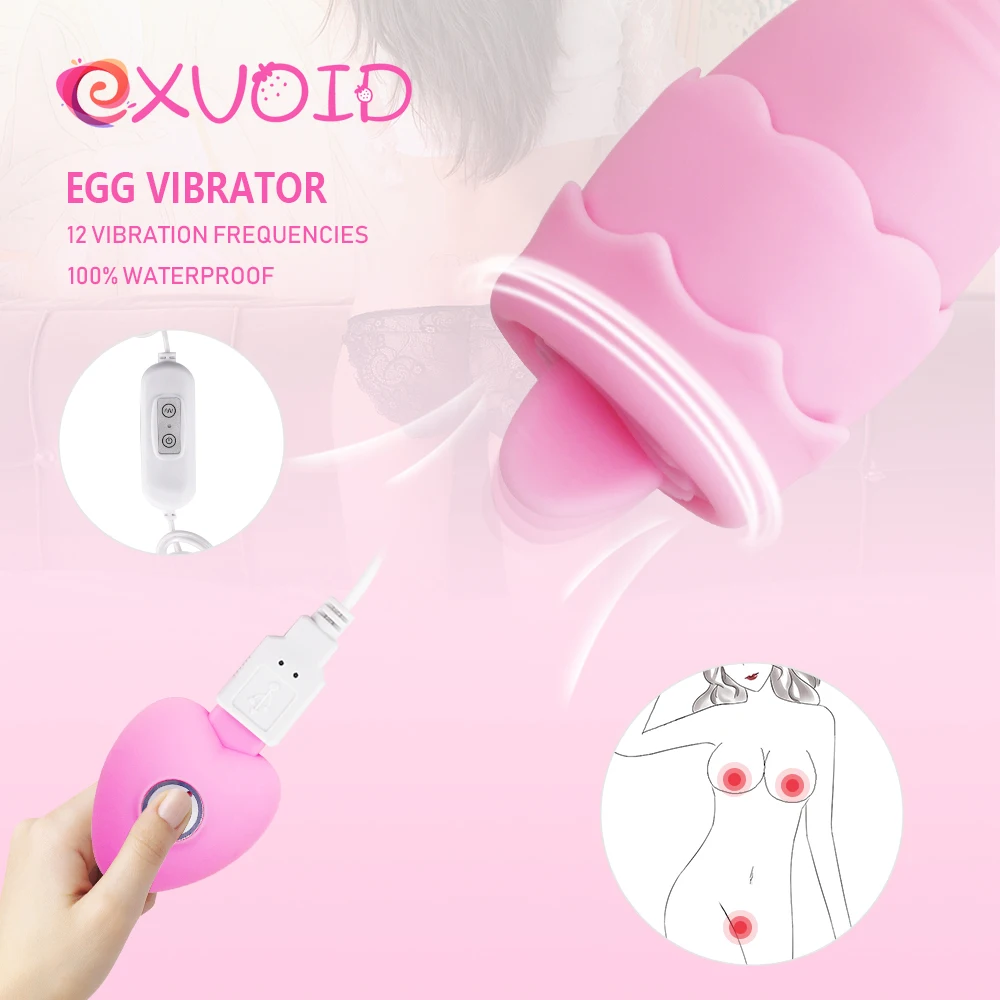 EXVOID интимные игрушки для женщин G spot Вагина массаж язык оральный лизание