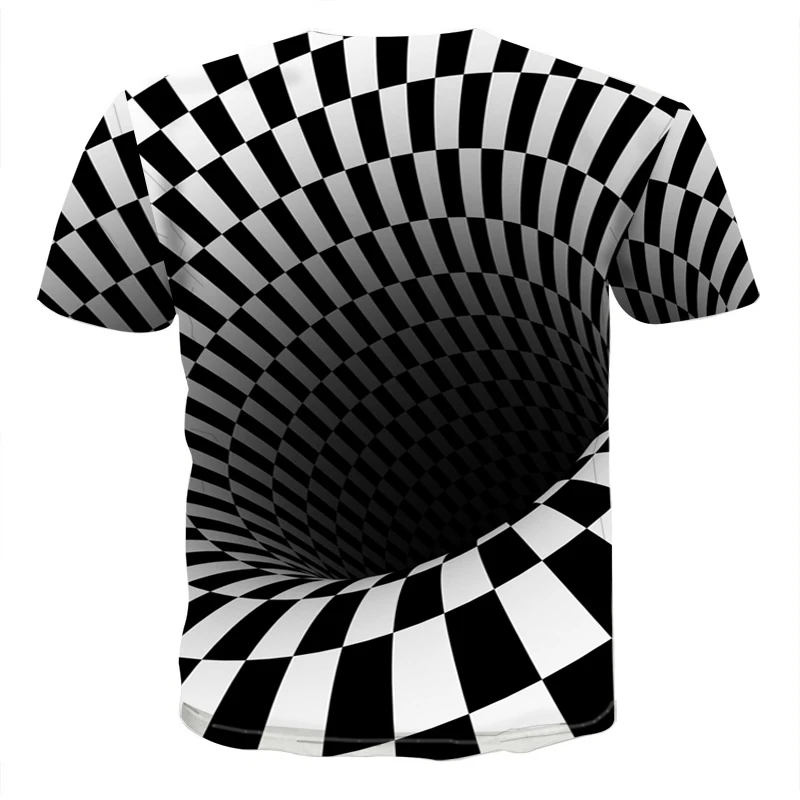 

2021 New Geometry T shirt Men Three-Dimensional T-shirts 3d Abstract Funny T shirts Harajuku Shirt Print Short Sleeve Hip hop