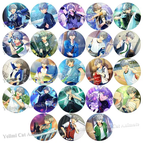 1 шт. ансамбль звезды рыцари значок idol dream Tsukinaga Leo Suou Tsukasa брошь железные иконы |