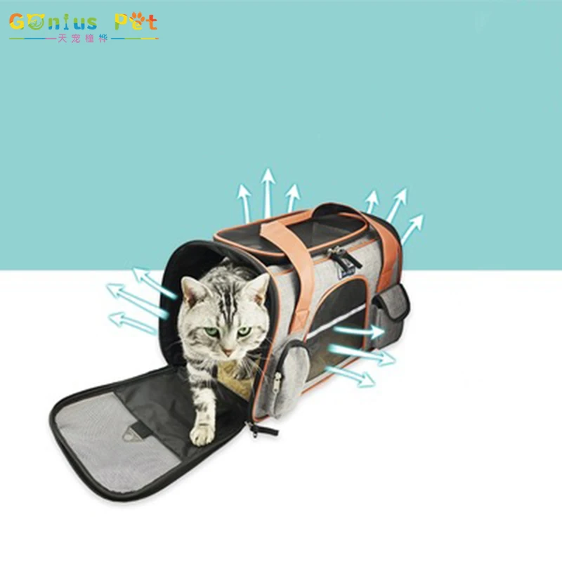 

Portable Pets Dogs Cats Carrier Bag Breathable Collapsible Backpack Outdoor For Small Medium Pet Dog Cat DropShipping Gonius Pet