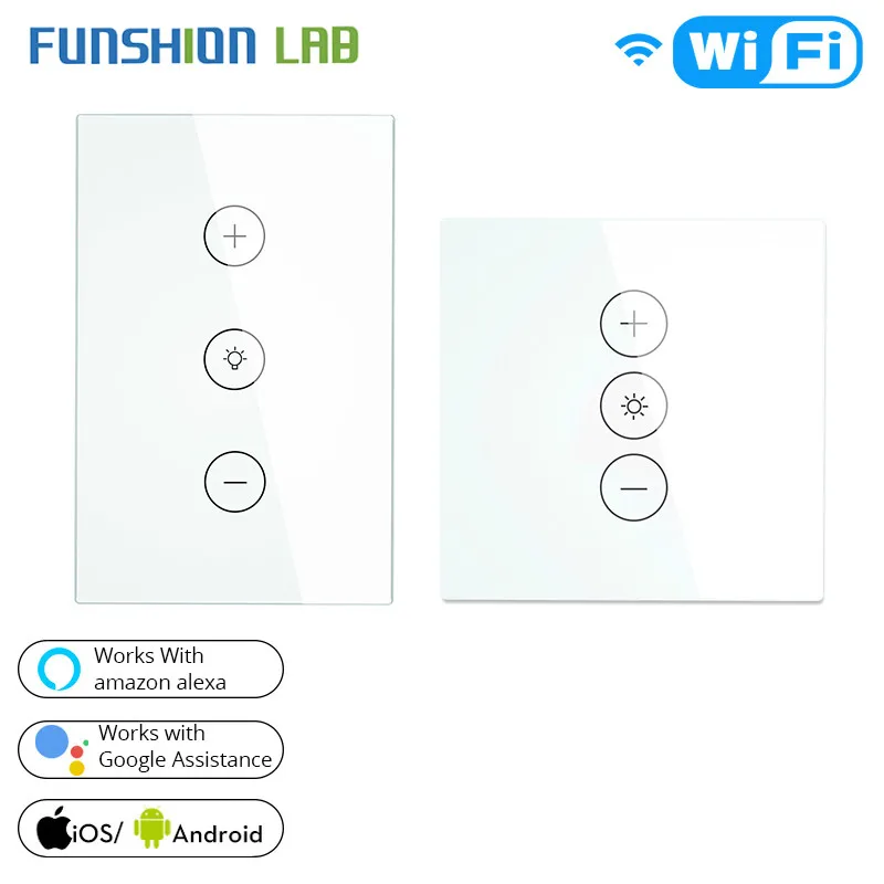 Настенный сенсорный выключатель светильник Smart Life с Wi-Fi и управлением через