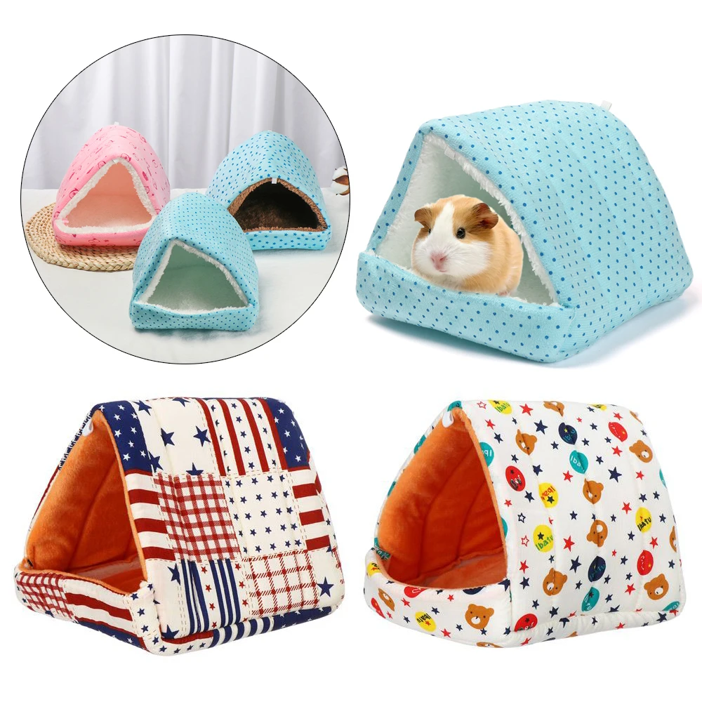 Маленький домик для хомяка морская свинка гнездо теплый коврик маленькое