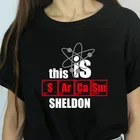 Женская футболка с принтом Теория большого взрыва женская забавная Футболка Harajuku это Шелдон футболка корейские Топы кавайная уличная одежда подарок