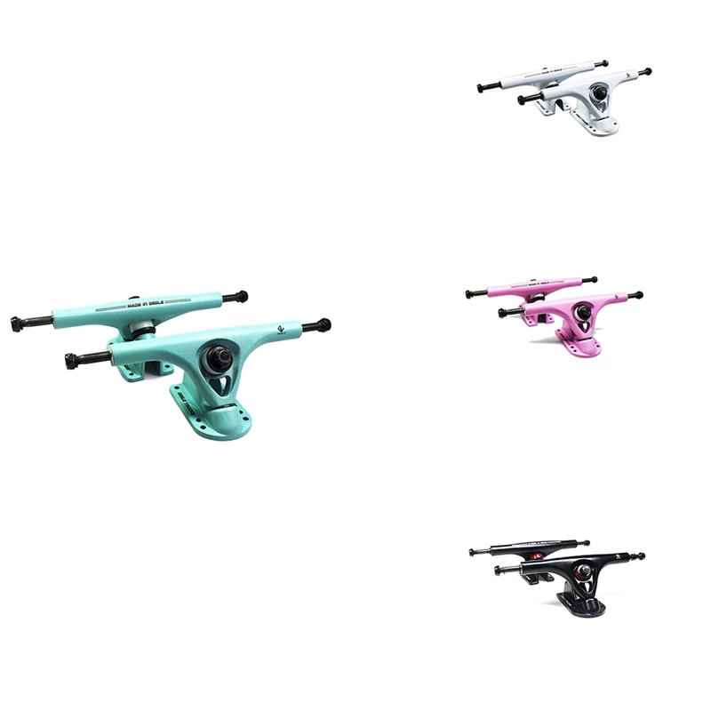 

GEELE 2 шт. 7,25 дюйма Универсальный сменный прочный алюминиевый сплав набор лонгбордов грузовиков запчасти для скейтборда