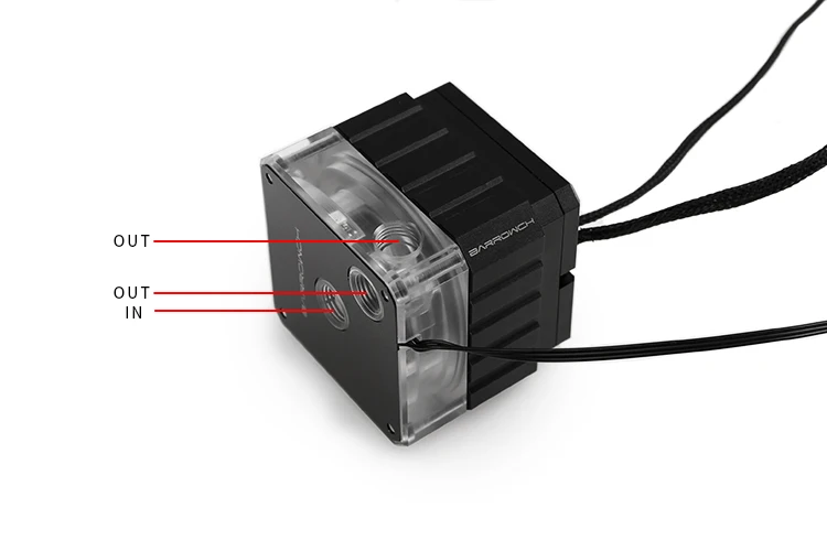 Barrowch FBSP18A V2 18 Вт насосы с ШИМ LRC 2 0 алюминиевой крышкой радиатора полностью