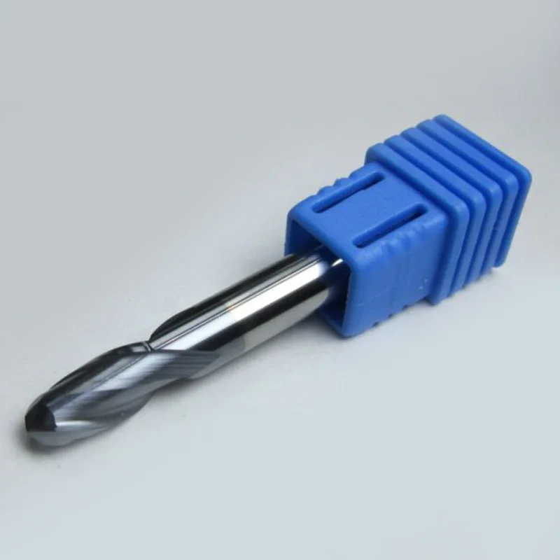 

Diameter 6mm HRC45 Tungsten Carbide Ball Nose End Mill 2 Flute Milling Cutter Flutes Spiral End Mills Double Flute Milling