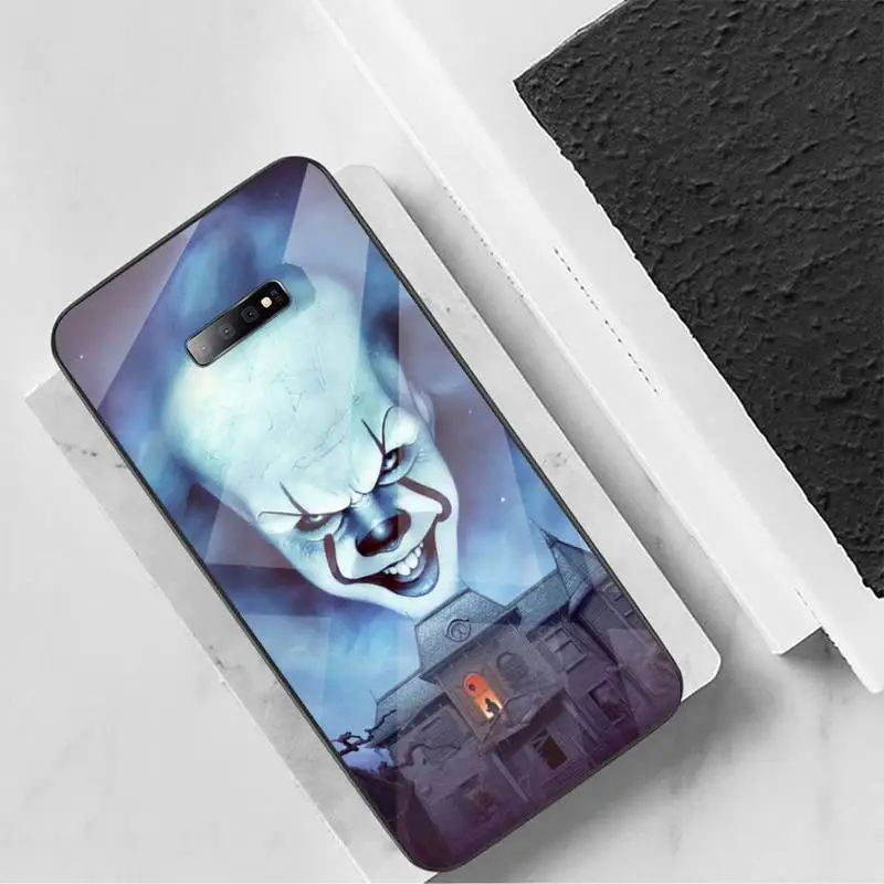 

Stephen King s It Pennywise Phone Case Tempered glass For Samsung S6 S7 edge S8 S9 S10 e plus note8 9 10 pro