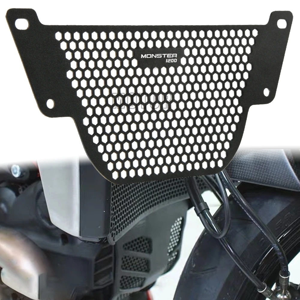 

For Ducati Monster Motorcycle Radiator Grille Grill Protective Guard Perfect 1200 Monster1200 S 2014 2015 2016 2017 2018 2019