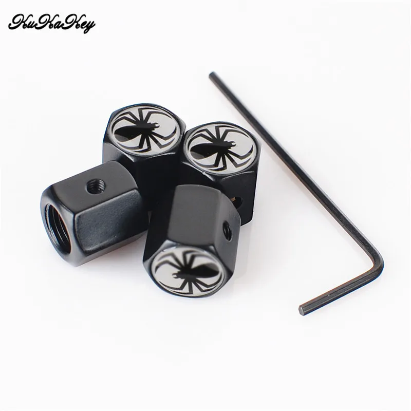 4 шт./компл. креативный узор паука колпачок клапана для автомобильных шин сплав s