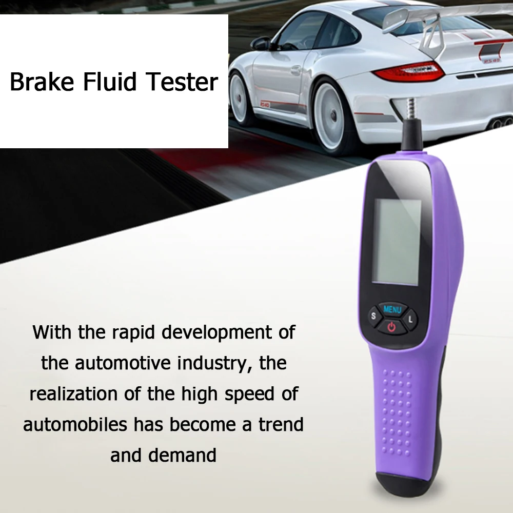 

Automobile Fluid Tester Quickly Check Brake Fluid Tester With LED Lights Brake Oil Diagnostic Tools Detector For DOT3 DOT4 DOT5