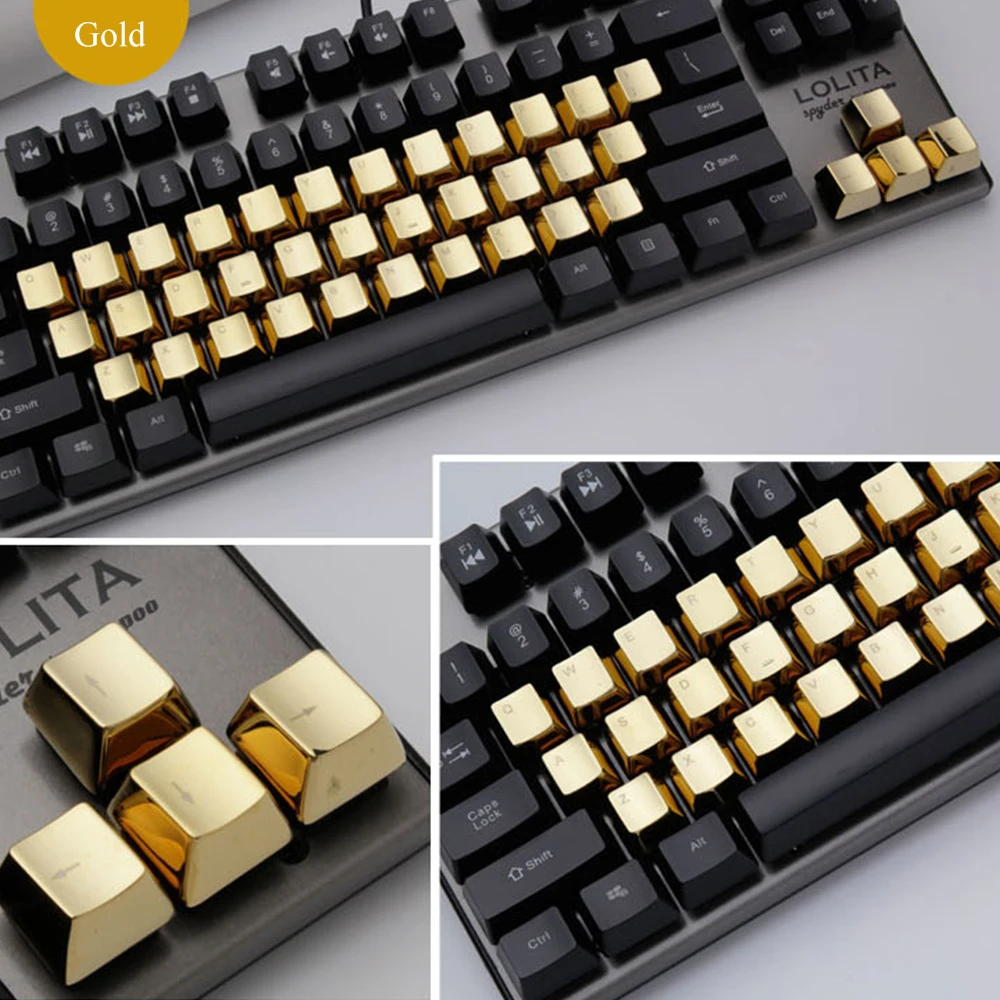 OEM профиль серебряного цвета механическая клавиатура 37 клавиш Металлические