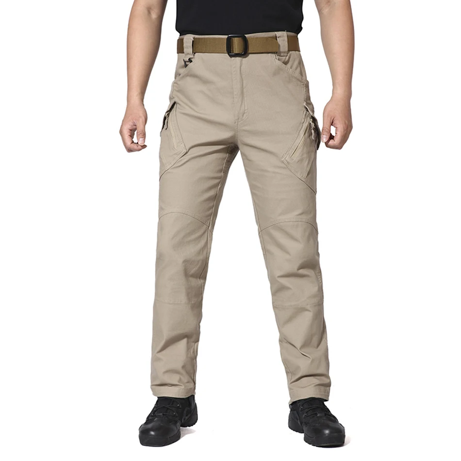 

2021 IX9 City Tactical Cargo Pants Men Combat SWAT Army Military Pants Many Pockets Stretch Flexible Man Casual Trousers 5XL