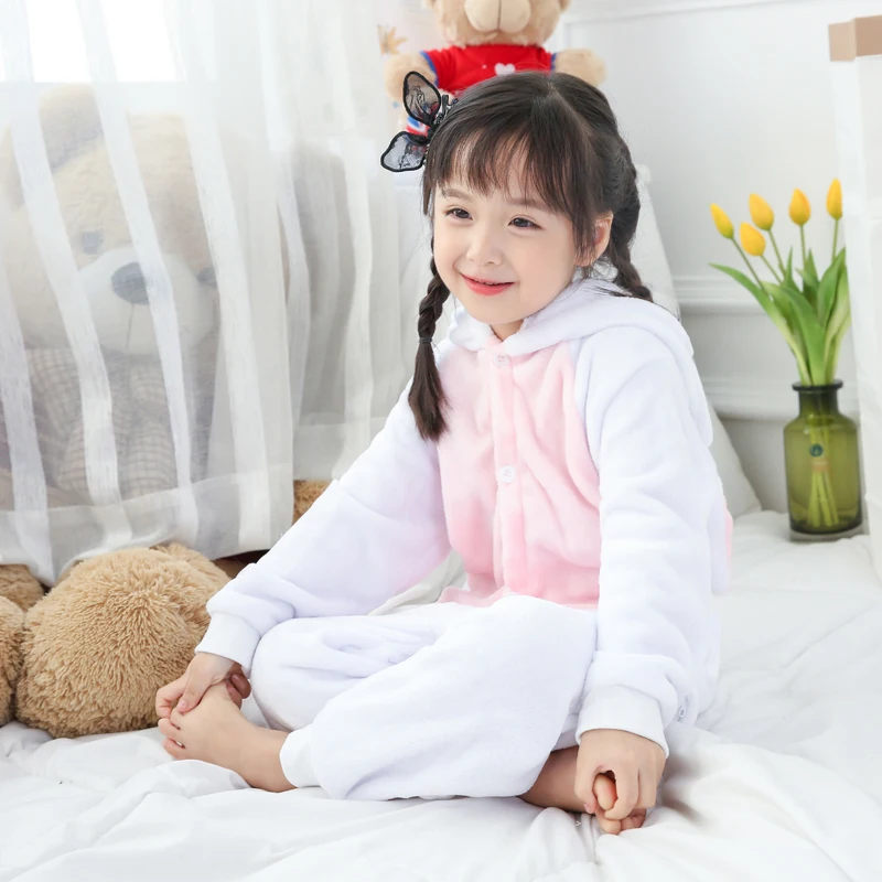 Детская пижама в виде единорога детский комбинезон стиле аниме Забавный