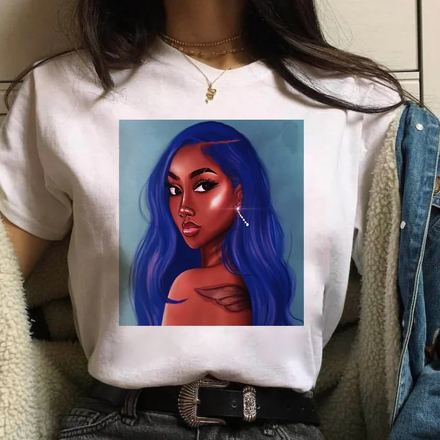 Черного цвета для девушек Для женщин Топ с короткими рукавами Летняя футболка