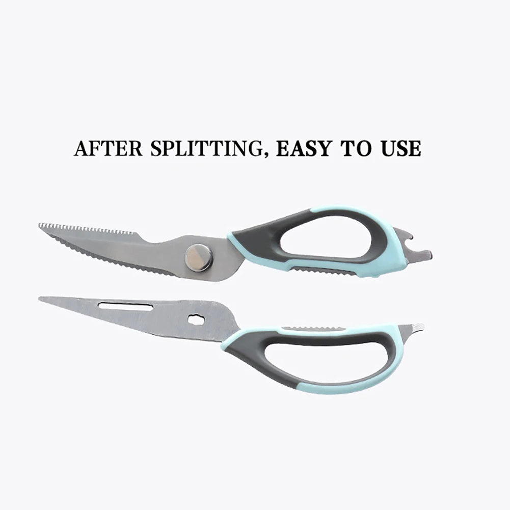 Multifunctional Stainless Steel Kitchen Chicken Bone Scissors Peel Poultry Shear sharp cut scissors cutting poultry bone peeling | Дом и сад