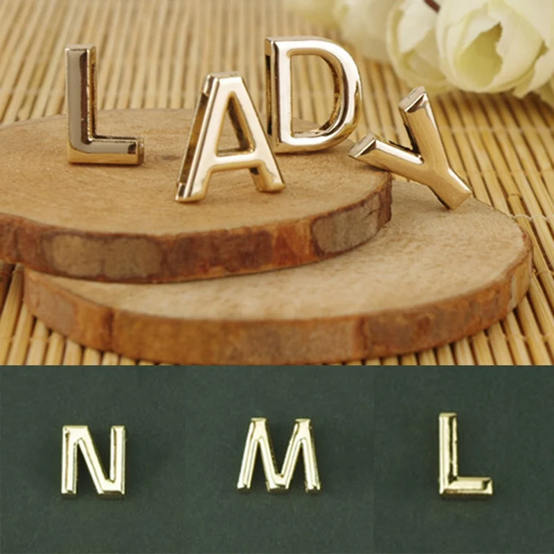 Новое креативное A-Z с буквой золотого цвета ожерелье-чокер подвеской женское