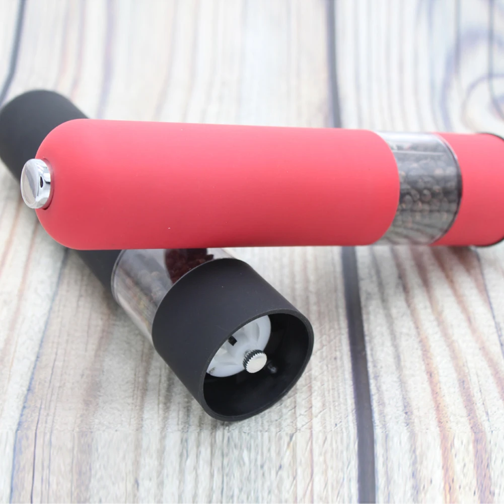 Электрический Перцовый Точильщик легко солевые Травяные специи контейнеры с