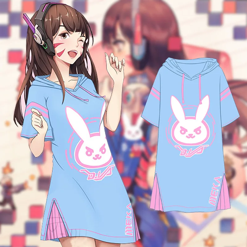 Женский костюм для косплея Overwatch D.VA Hana Song комбинезон на Хэллоуин одежда