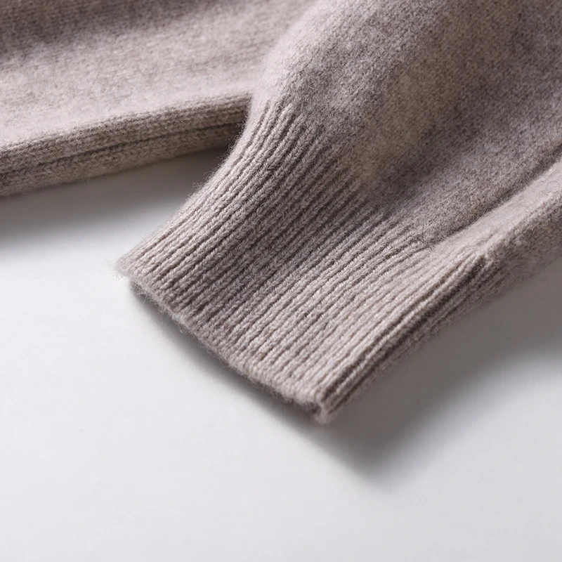 

Winter round neck cashmere sweater female thickening 100% pure wool twist head large size short paragraph bottoming shirt loose