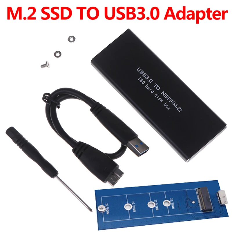USB-C M.2 NGFF корпус жесткого диска B Ключ SATA считыватель SSD к USB 3 0 адаптер Новый |