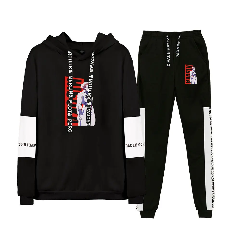 

Men's/women's casual sports suits Hunter X Hunter Hisoka Harajuku Tracksuit 2 Piece Casual Hoodies Sweatshirt&Pants Sportswear