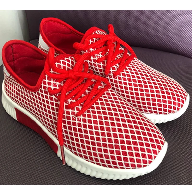 

Women Sneaker Sock Shoes Summer Breathable flats Cross Tie Platform Round Toe Casual Fashion Sport Lace Up Female shoes women