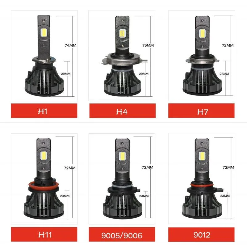 YOTONLIGHT Led H4 фар автомобиля света H11 H7 H4 9005 9006 HB3 HB4 H1 двойной Цвет светодиодные лампы 120 w 12000lm 12 V 6500 K 3000 K 4300 K