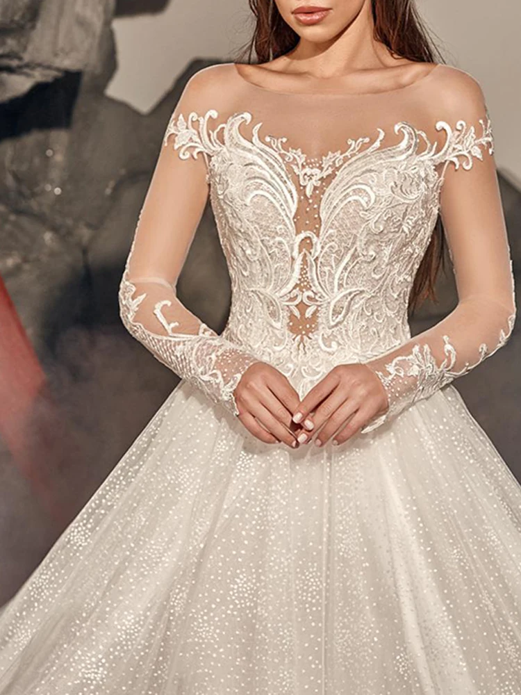 

Hi Shy Bride New Simple Wedding Dress Backless Sleeveless Design Chiffon Lace Bride Dresses Princess Dress Plus Size Tailor-made