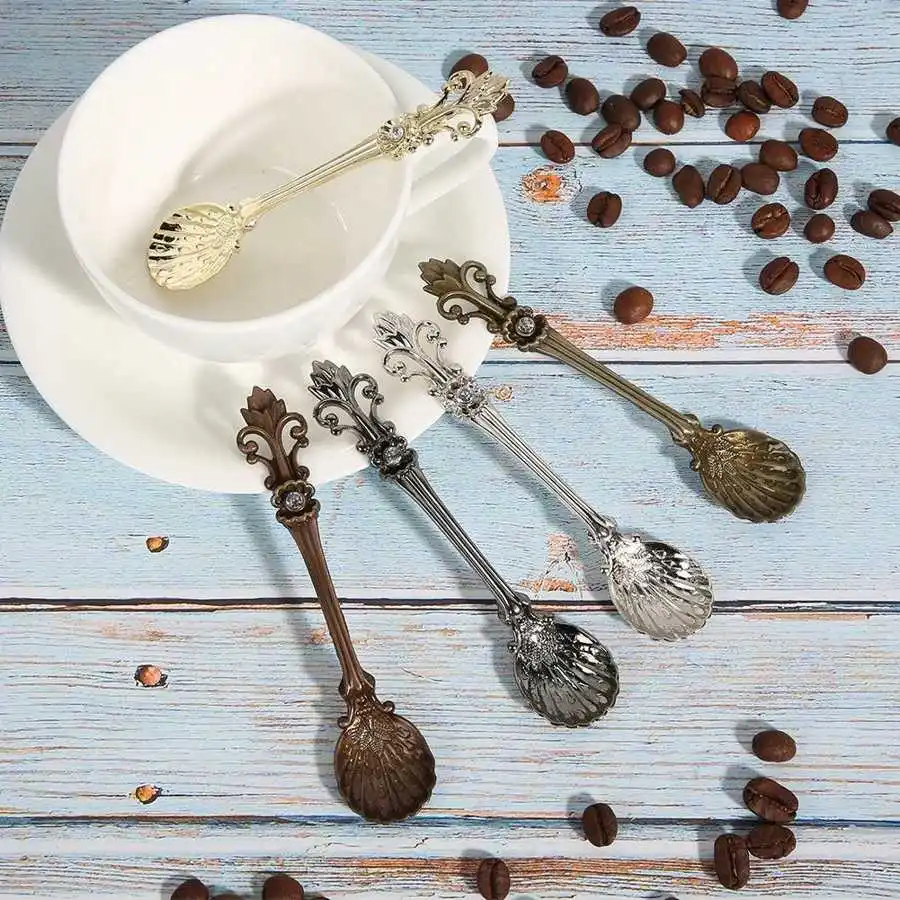 Многоразовые соломенные соломинки из нержавеющей стали 5 шт. Винтажный стиль