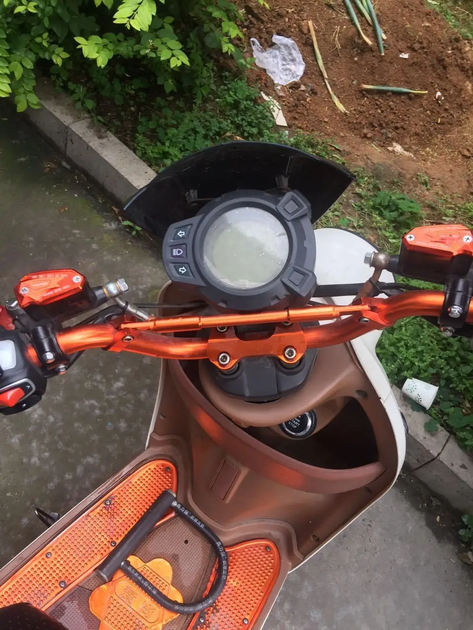 Мотоциклетные инструменты 10000 RMP ЖК Спидометр Тахометр для Yamaha Zuma BMK x125 YW125 speedomerter для Yamaha BWS 7 цветов