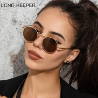long keeper round glasses sunglasses for men 2022 luxury female womens vintage sunglasses retro design zonnebril dames uv400