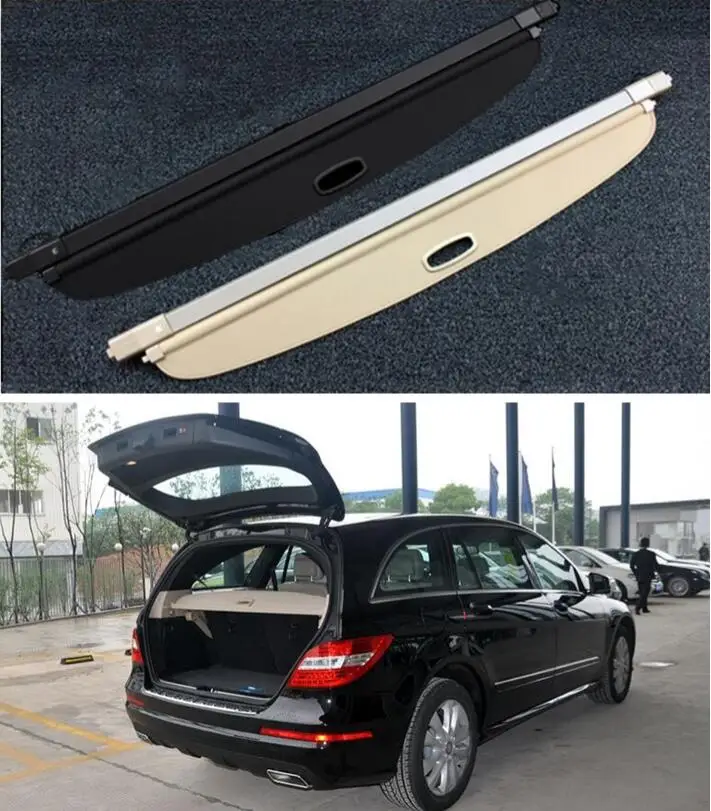 Защитный экран для задней части багажника Защитная крышка груза Mercedes Benz R Class W251